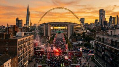 Arsenal at Wembley for FA Cup semi-final 2014